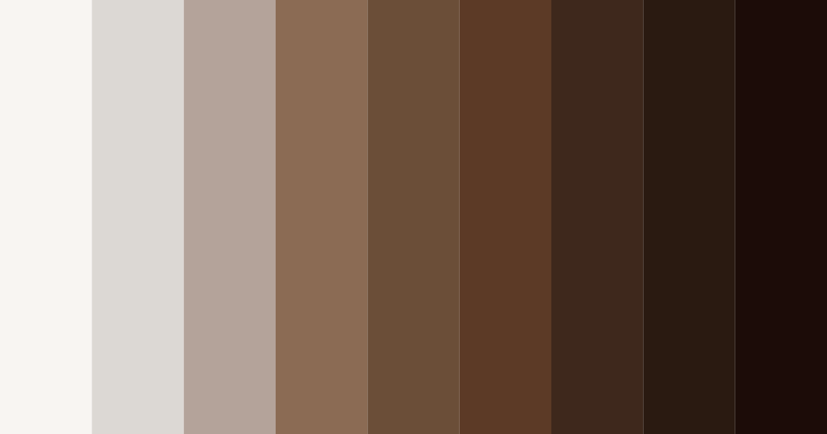 Download dark coffee color palette PNG image (landscape)