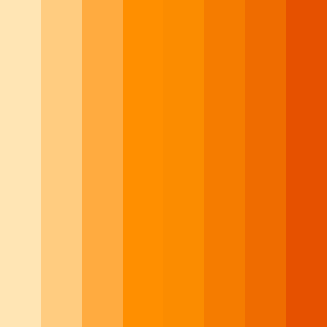 Download citrus sunset color palette PNG image (square)
