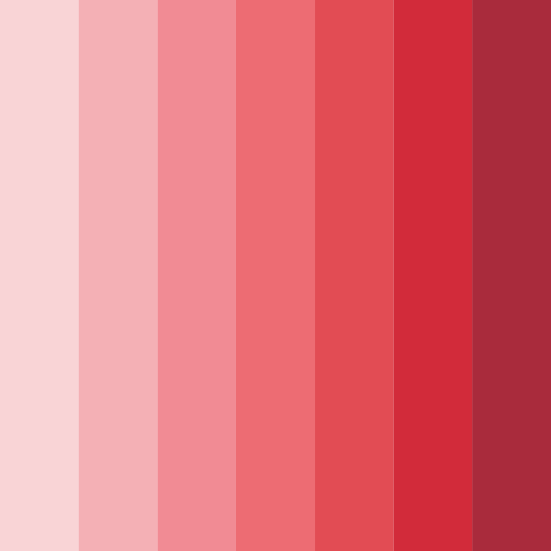 Download blushing rose garden color palette PNG image (square)