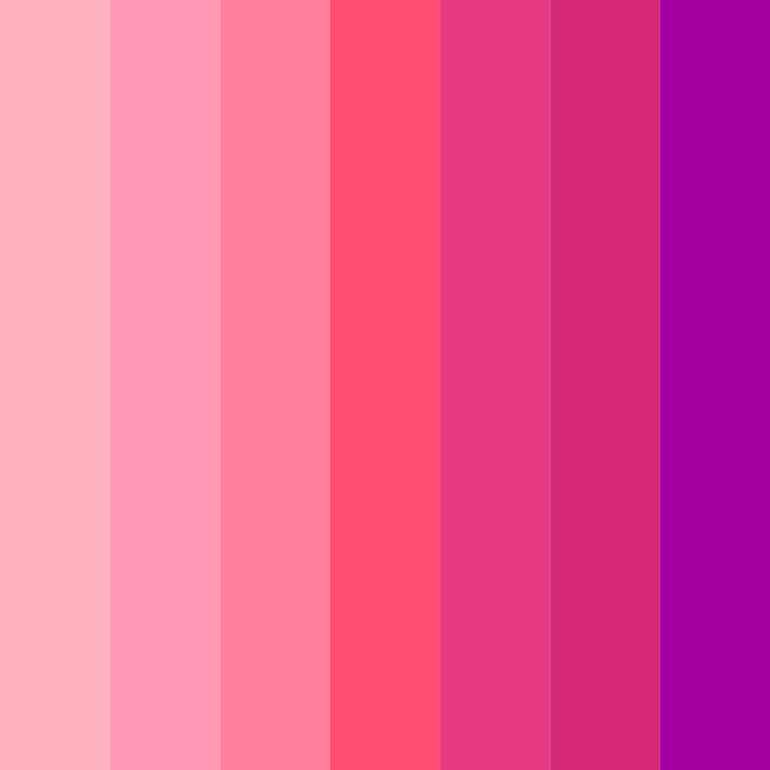 Download blushing spectrum color palette PNG image (square)