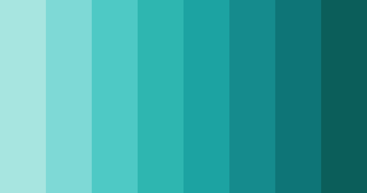 Download tropical tranquility color palette PNG image (landscape)
