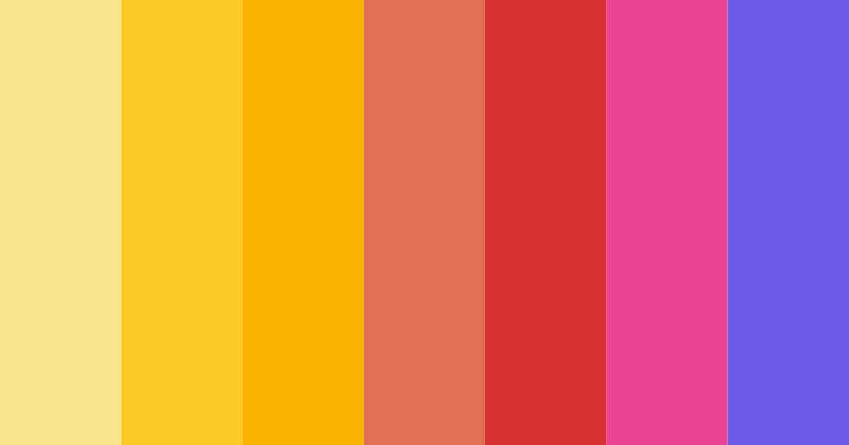 Download sunset reverie color palette PNG image (landscape)