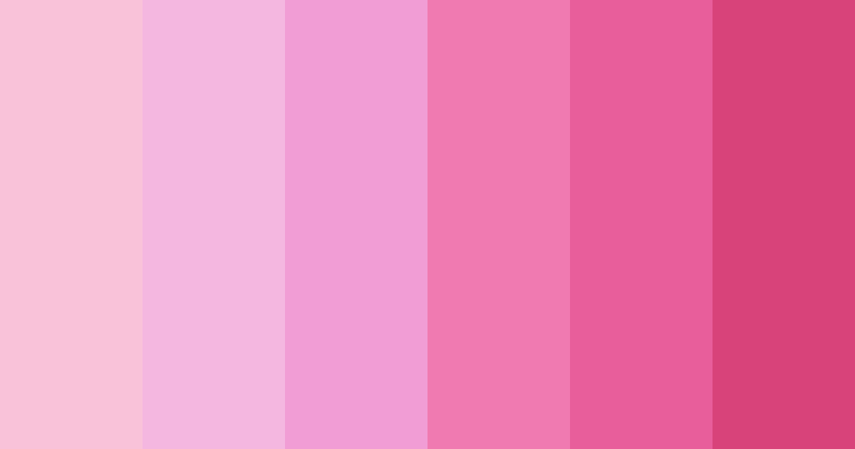 Download pink playful color palette PNG image (landscape)