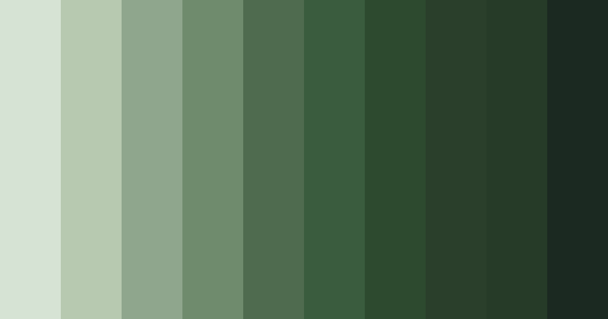 Download gray and green harmony color palette PNG image (landscape)