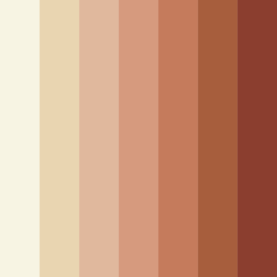 Download light beige color palette PNG image (square)