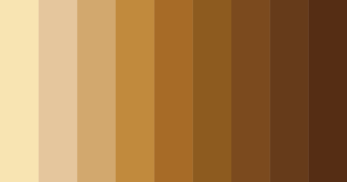 Download brown sunrise color palette PNG image (landscape)