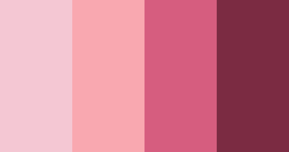 Download red shades color palette PNG image (landscape)