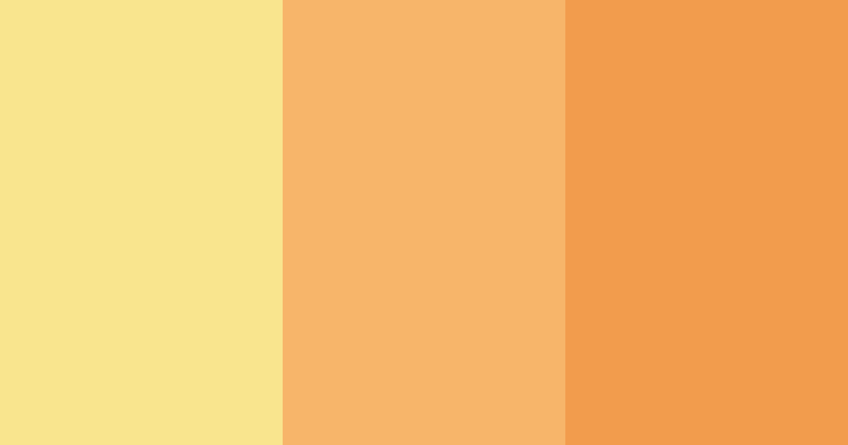 Download soft peach yellow color palette PNG image (landscape)