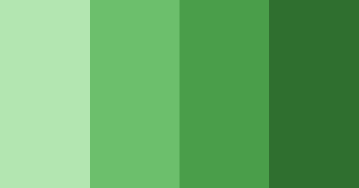 Download verdant harmony color palette PNG image (landscape)