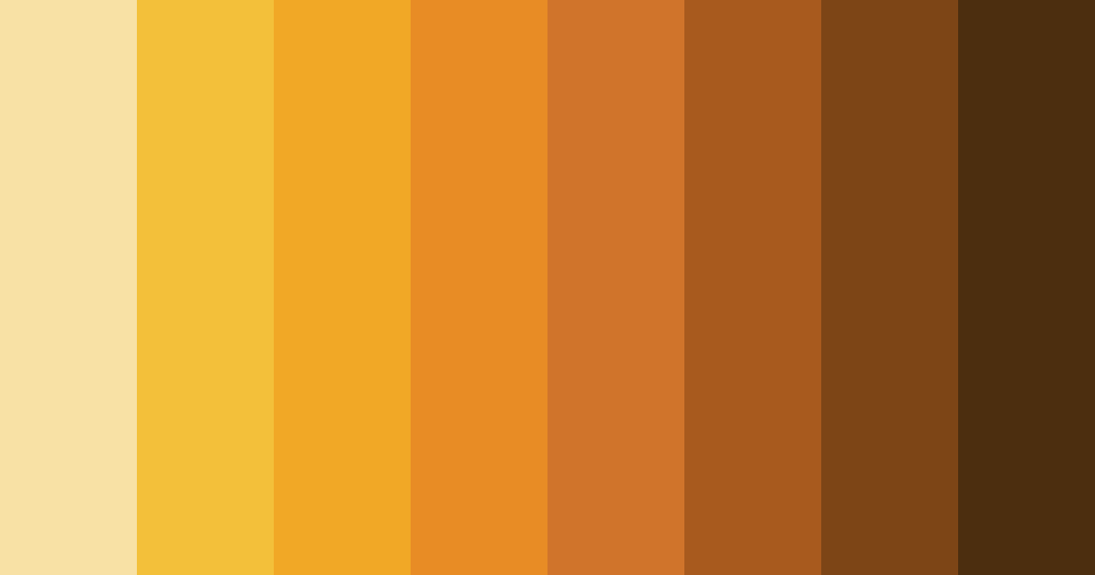 Download amber sunset color palette PNG image (landscape)