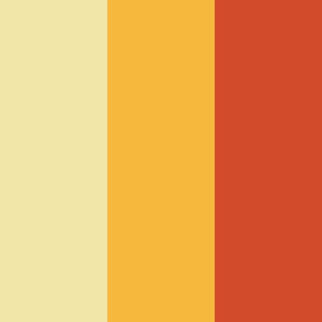 Download bright yellow orange color palette PNG image (square)
