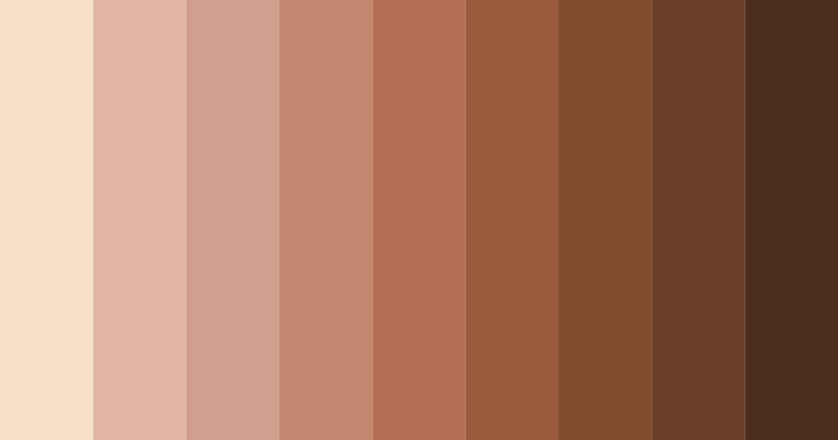Download caramel whispers color palette PNG image (landscape)