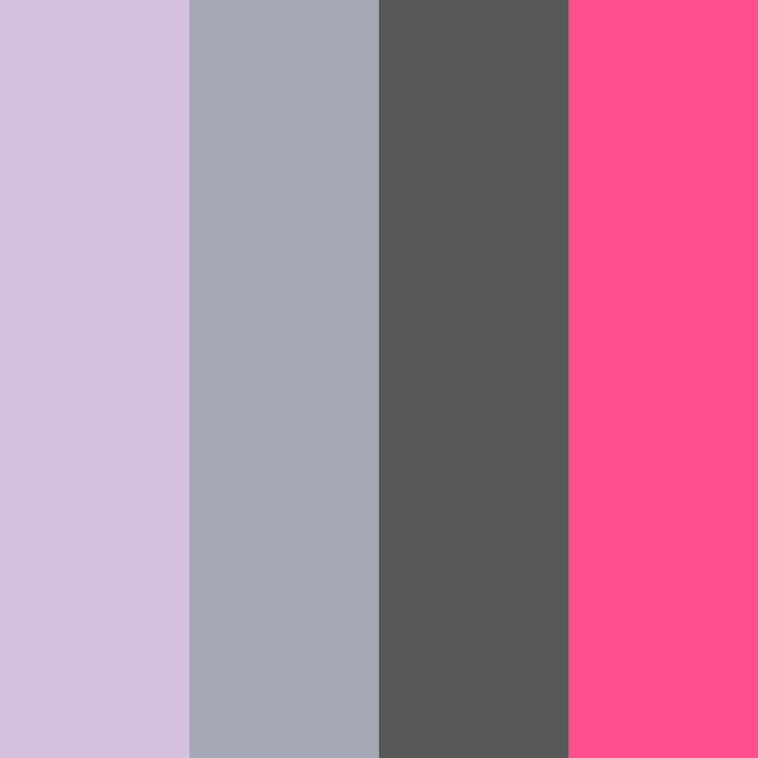 Download electric twilight color palette PNG image (square)