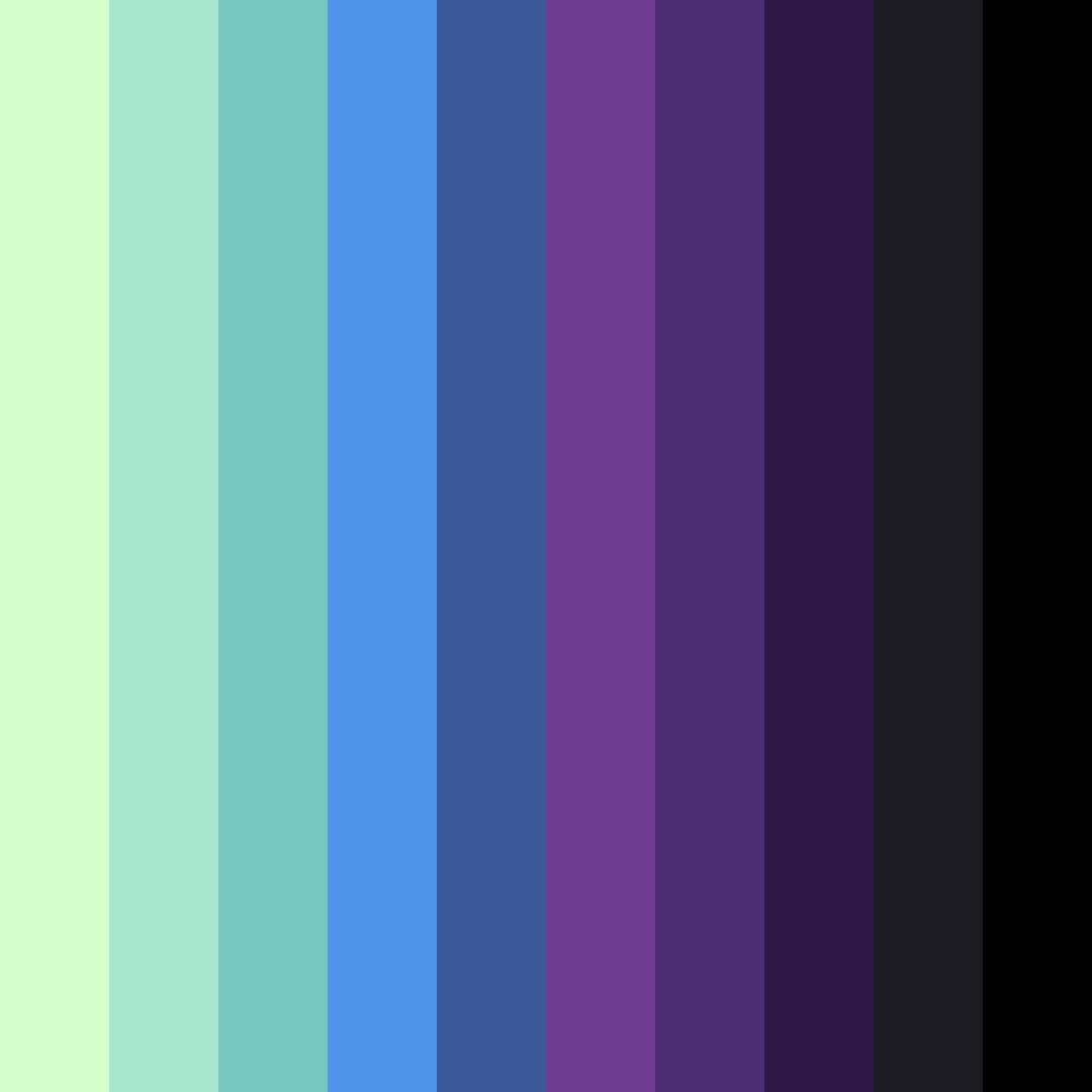 Download vibrant green color palette PNG image (square)