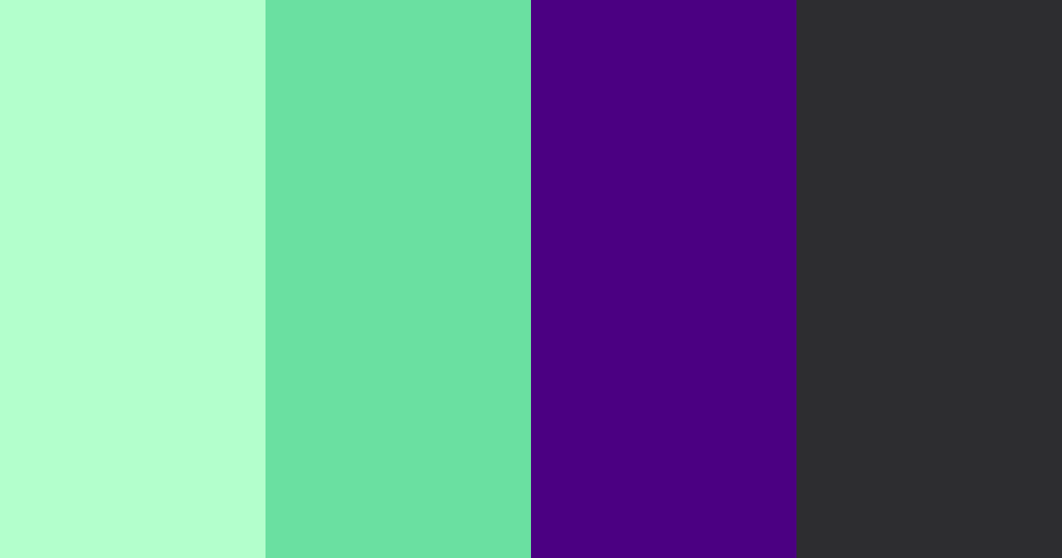 Download shades of green and purple color palette PNG image (landscape)