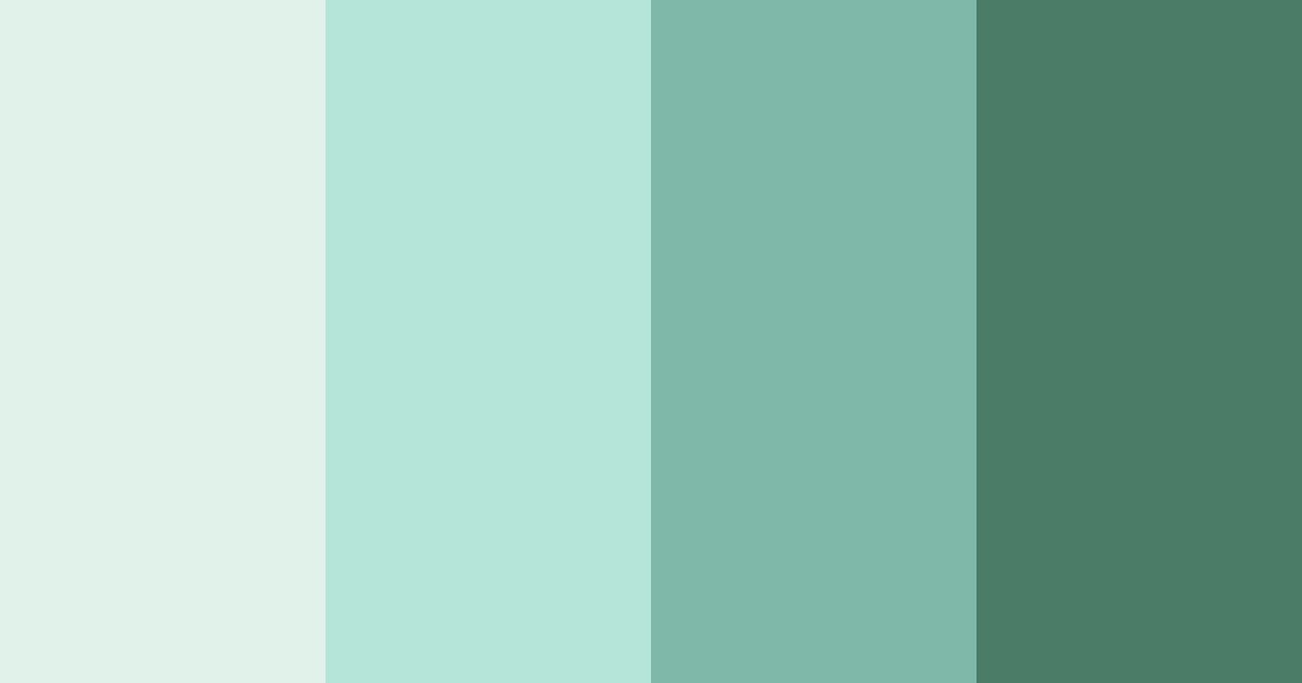 Download sage green serenity color palette PNG image (landscape)