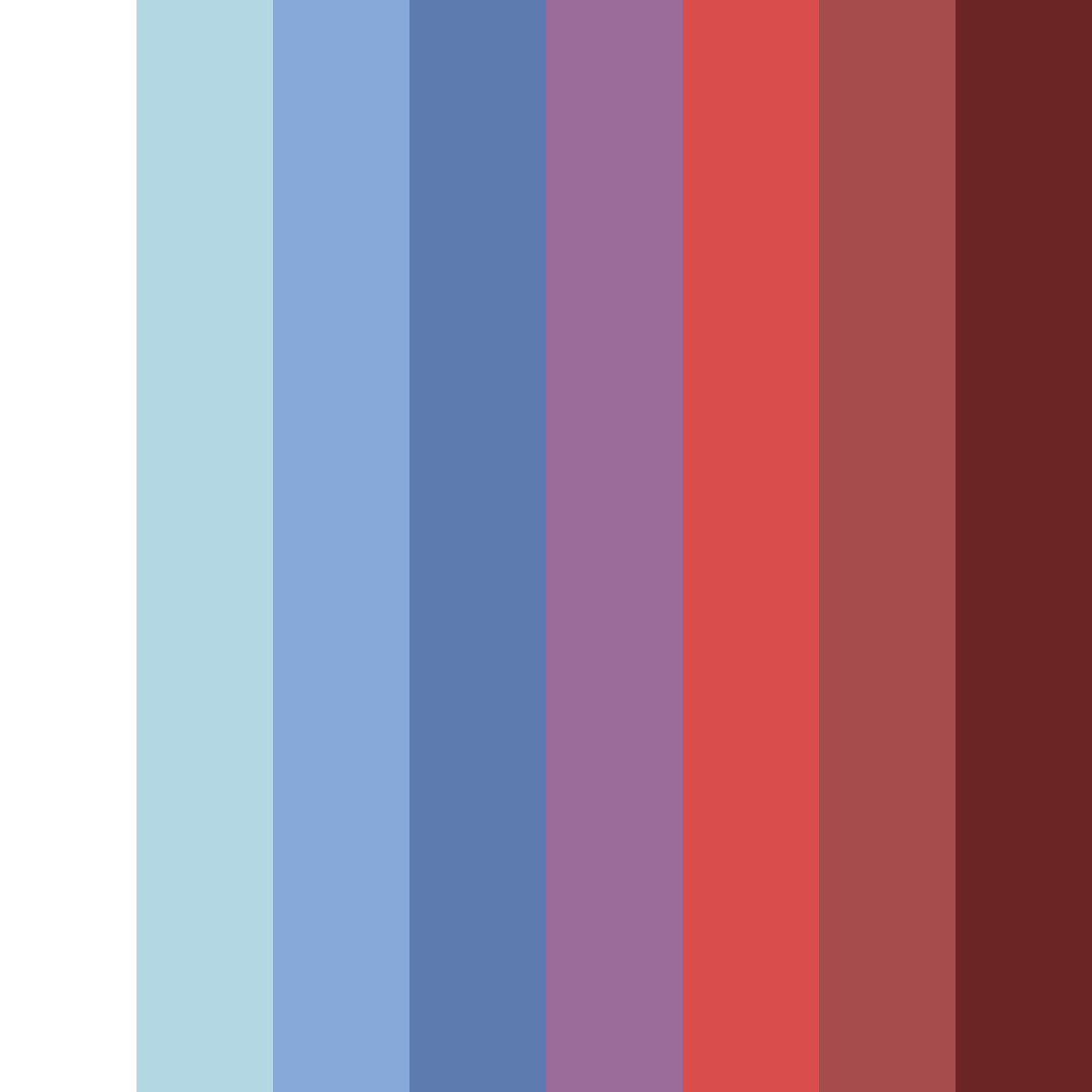 Download dreamy sunset serenade color palette PNG image (square)