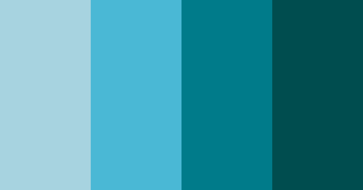 Download teal innovation color palette PNG image (landscape)