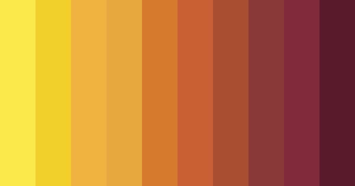 Download joyful yellow color palette PNG image (landscape)