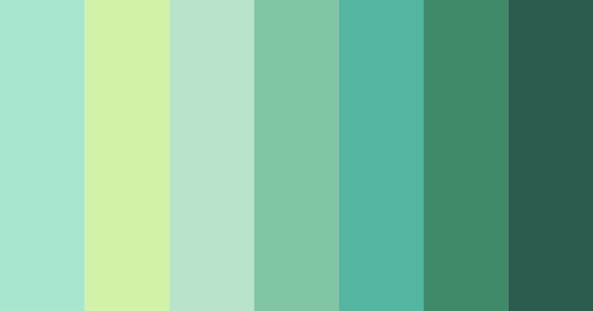 Download emerald whisper color palette PNG image (landscape)