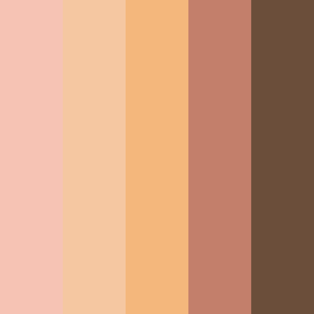 Download threaded sunset color palette PNG image (square)