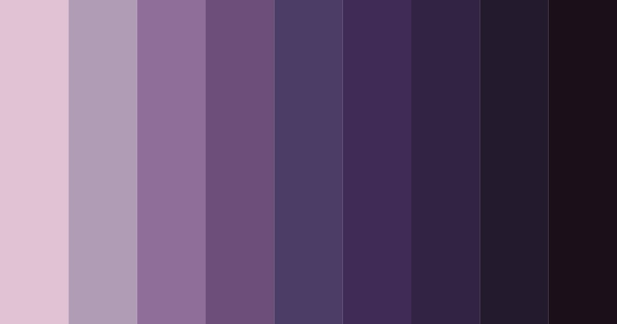 Download shadows of despair color palette PNG image (landscape)
