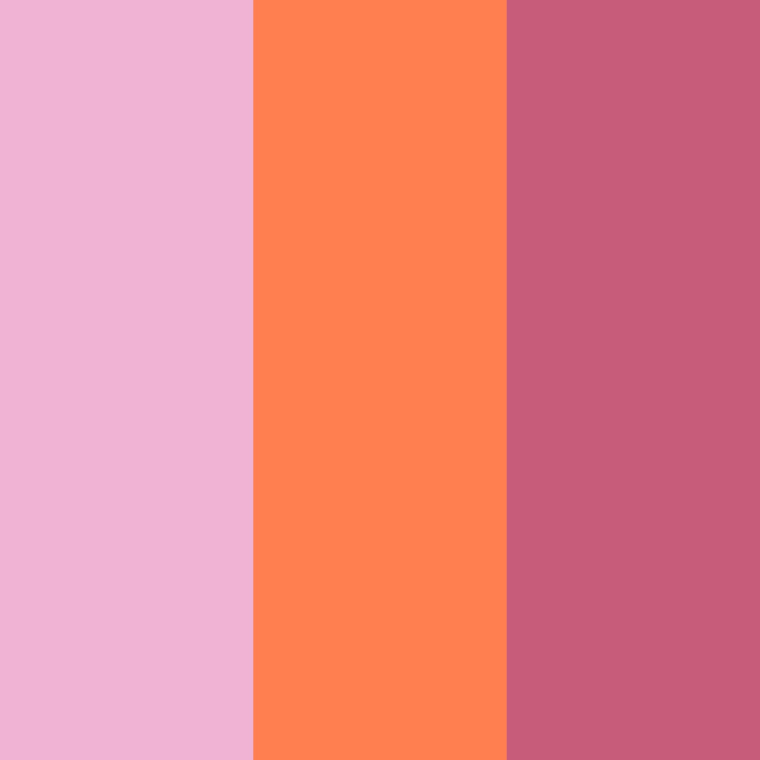 Download soulful brushstrokes color palette PNG image (square)