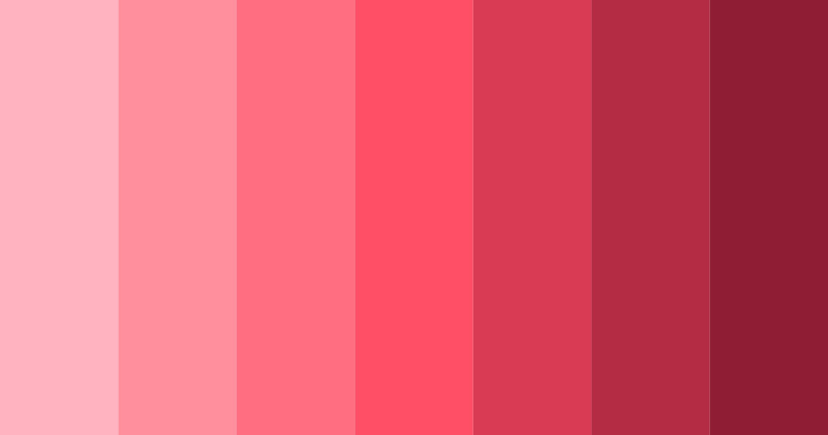 Download pink watermelon color palette PNG image (landscape)