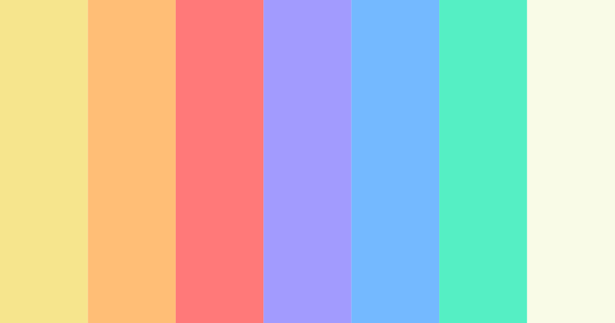 Download vibrant yellow color palette PNG image (landscape)