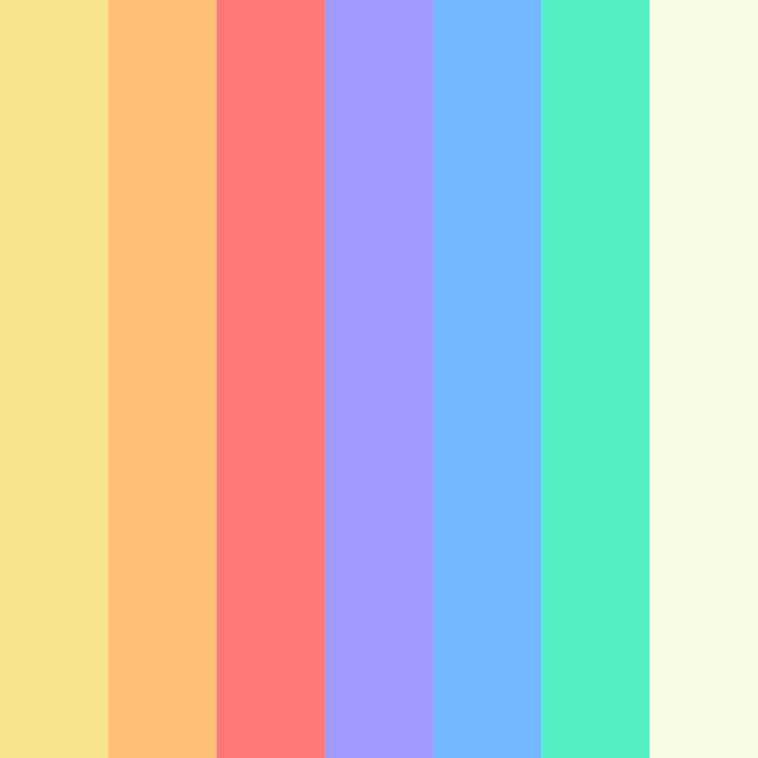 Download vibrant yellow color palette PNG image (square)