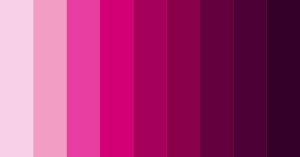 Download fuchsia fantasia color palette PNG image (landscape)