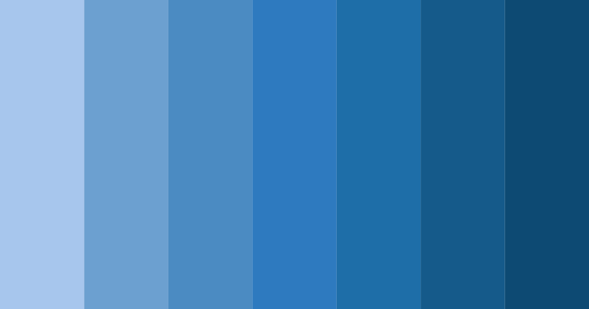 Download azure serenity color palette PNG image (landscape)