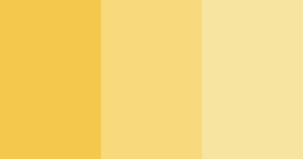 Download golden sunshine color palette PNG image (landscape)