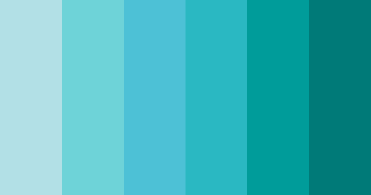 Download tropical tranquility color palette PNG image (landscape)