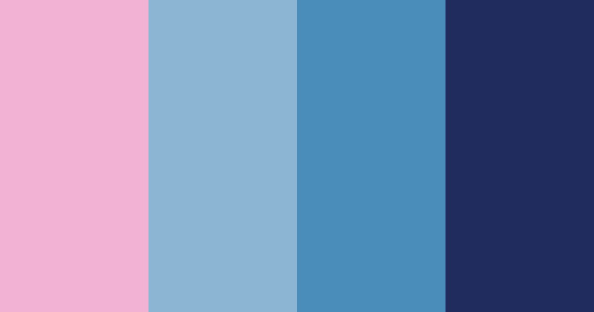 Download blue neon color palette PNG image (landscape)