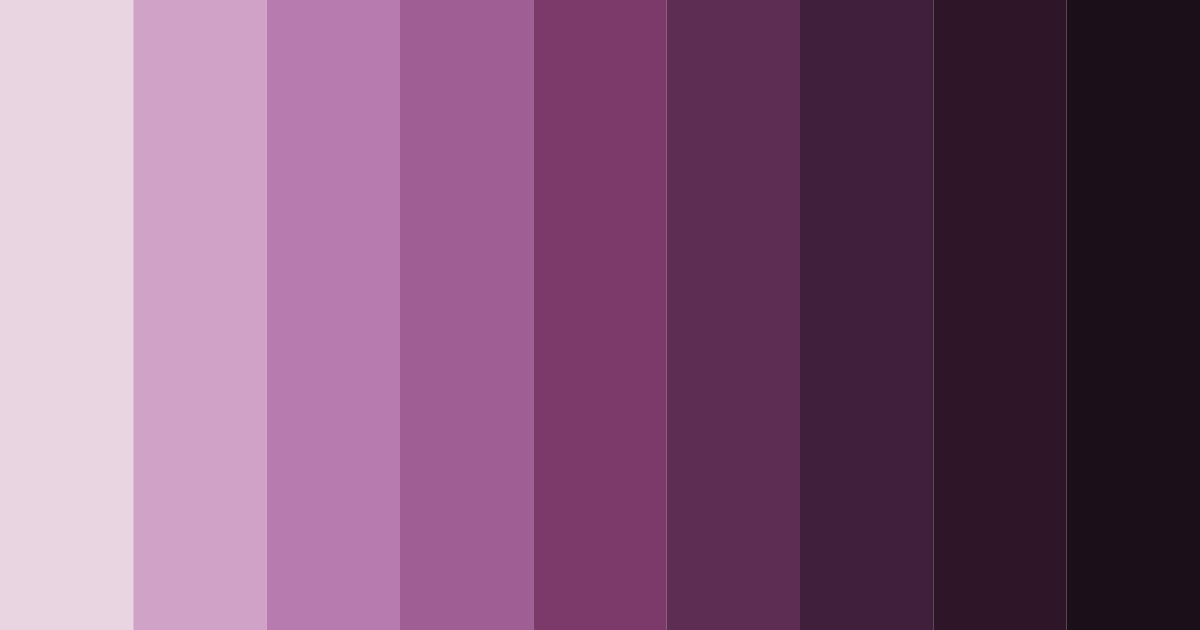 Download aubergine dreams color palette PNG image (landscape)