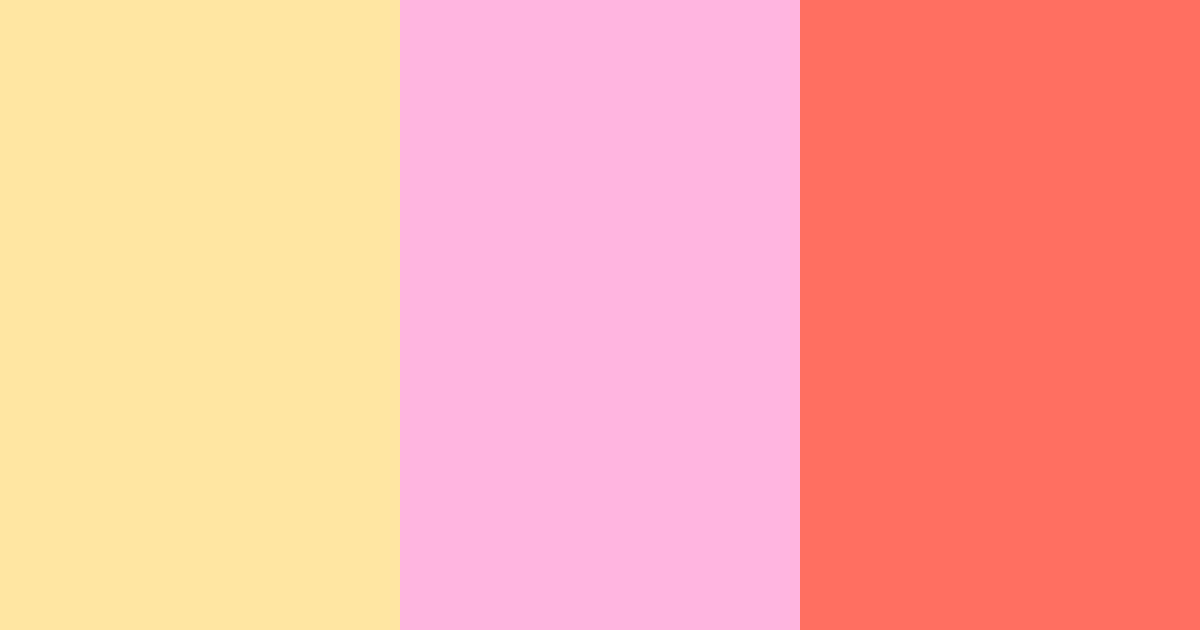 Download sunny sorbet dreams color palette PNG image (landscape)