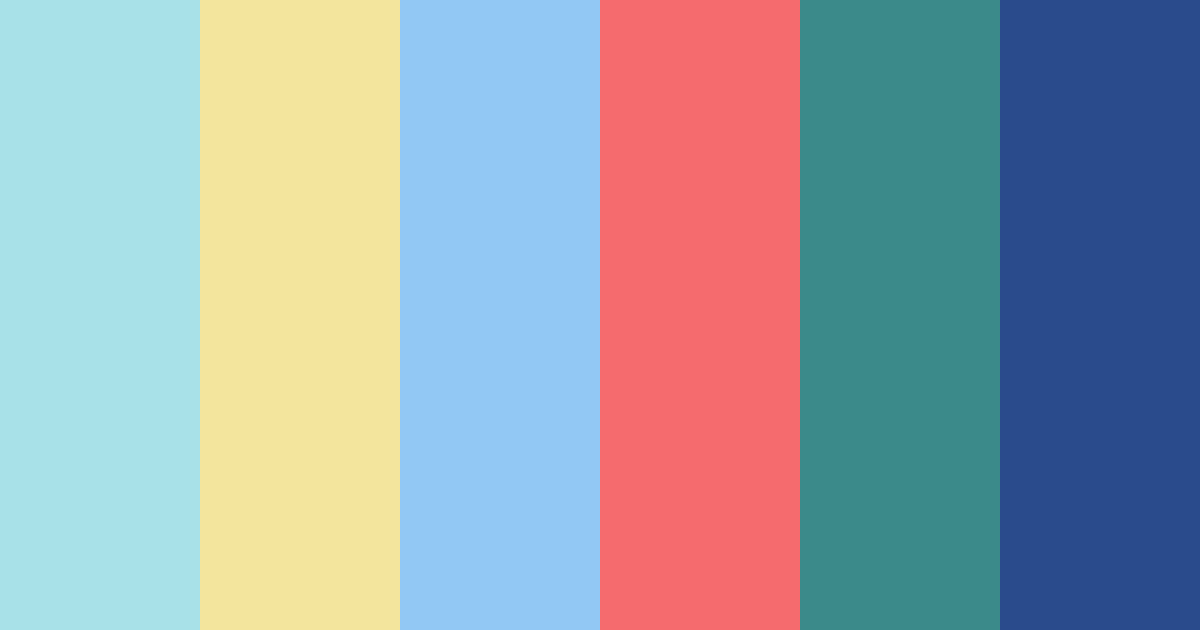 Download tropical sunrise color palette PNG image (landscape)
