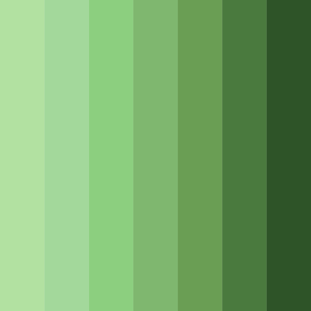 Download emerald embrace color palette PNG image (square)