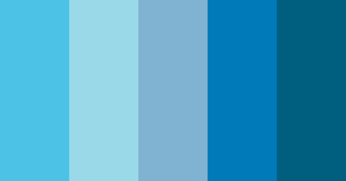 Download aqua horizon color palette PNG image (landscape)