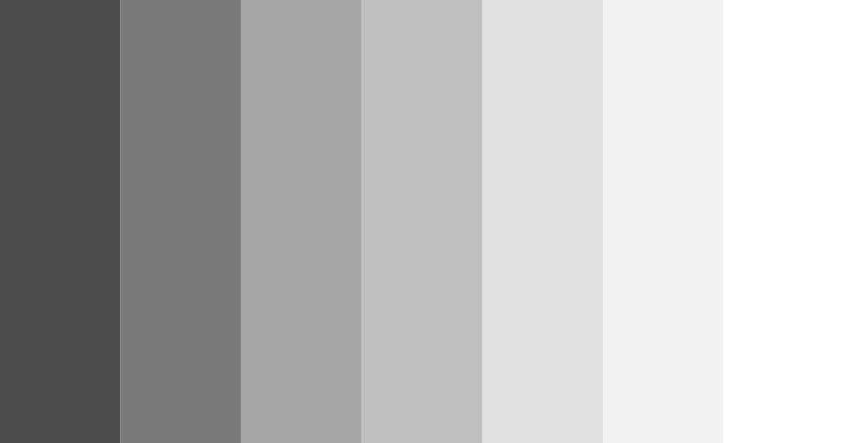 Download shades of gray color palette PNG image (landscape)