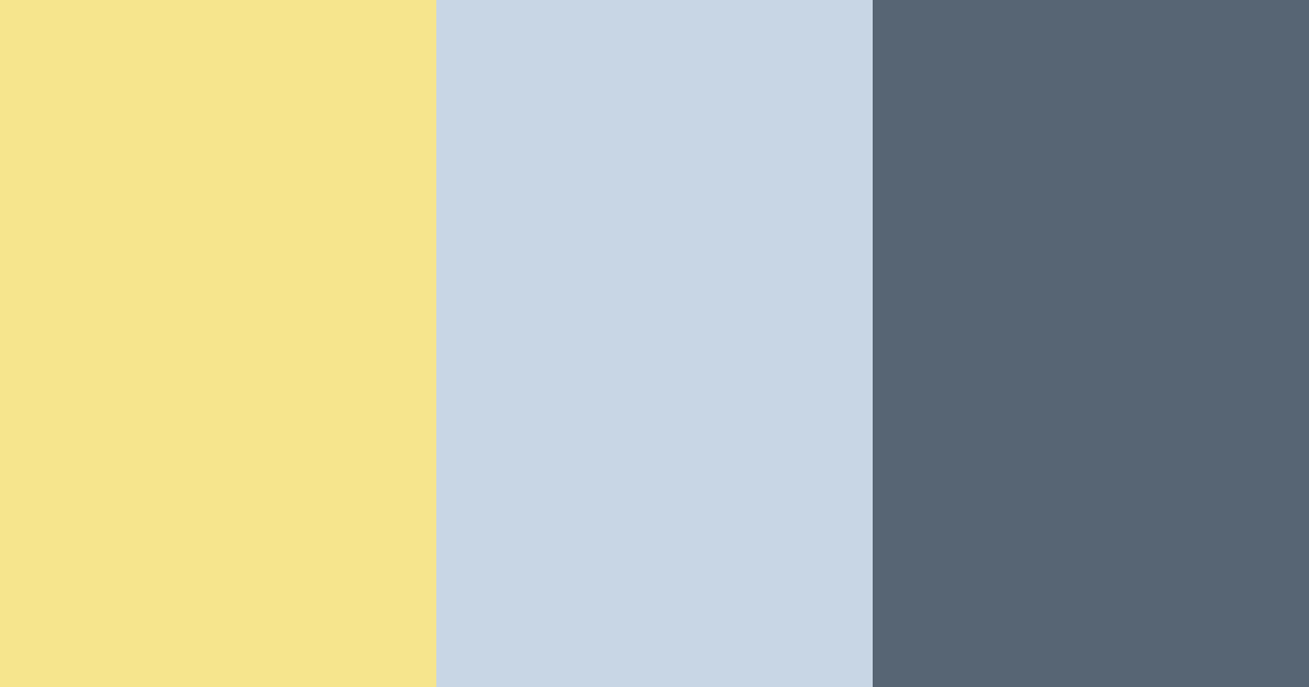 Download light yellow blue gray color palette PNG image (landscape)