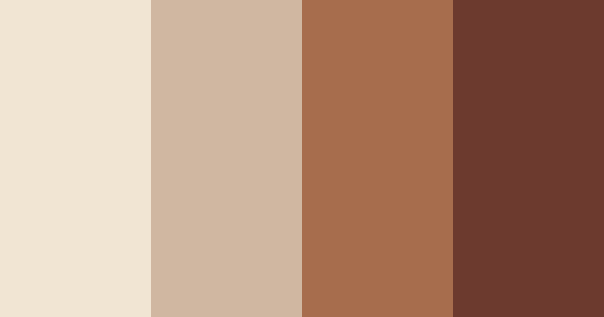 Download brown warrior color palette PNG image (landscape)