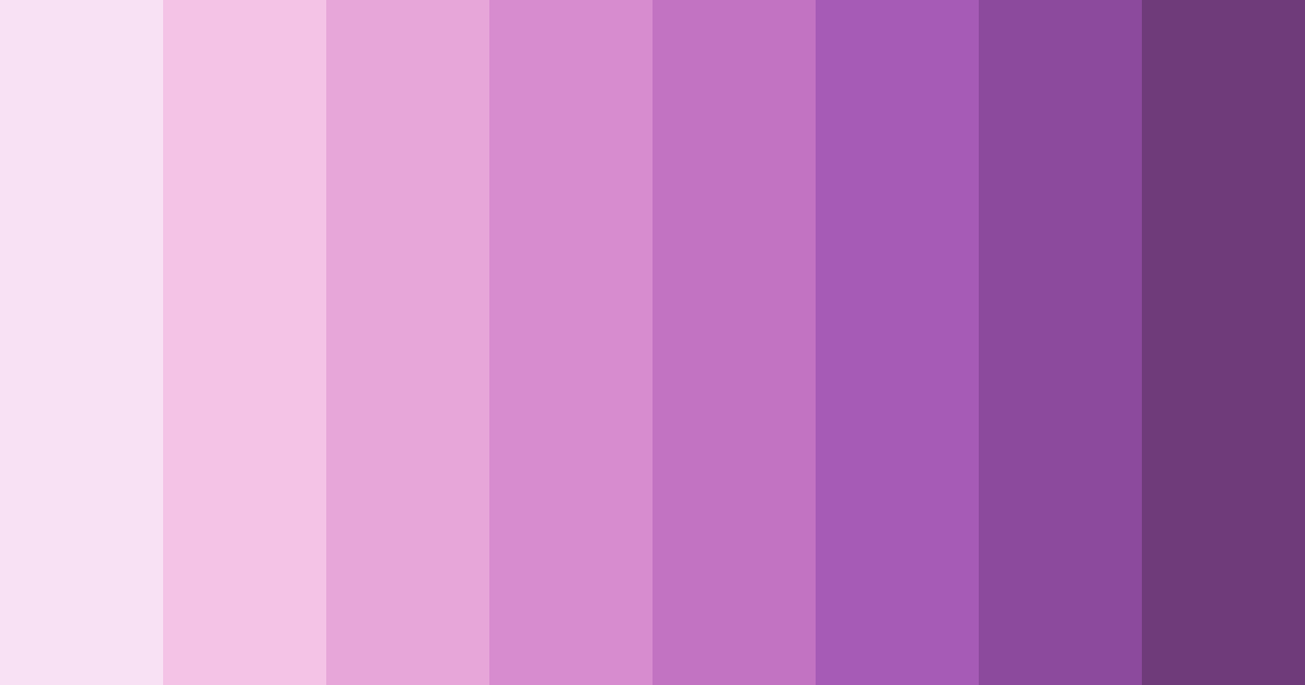 Download glimmering orchid dreams color palette PNG image (landscape)