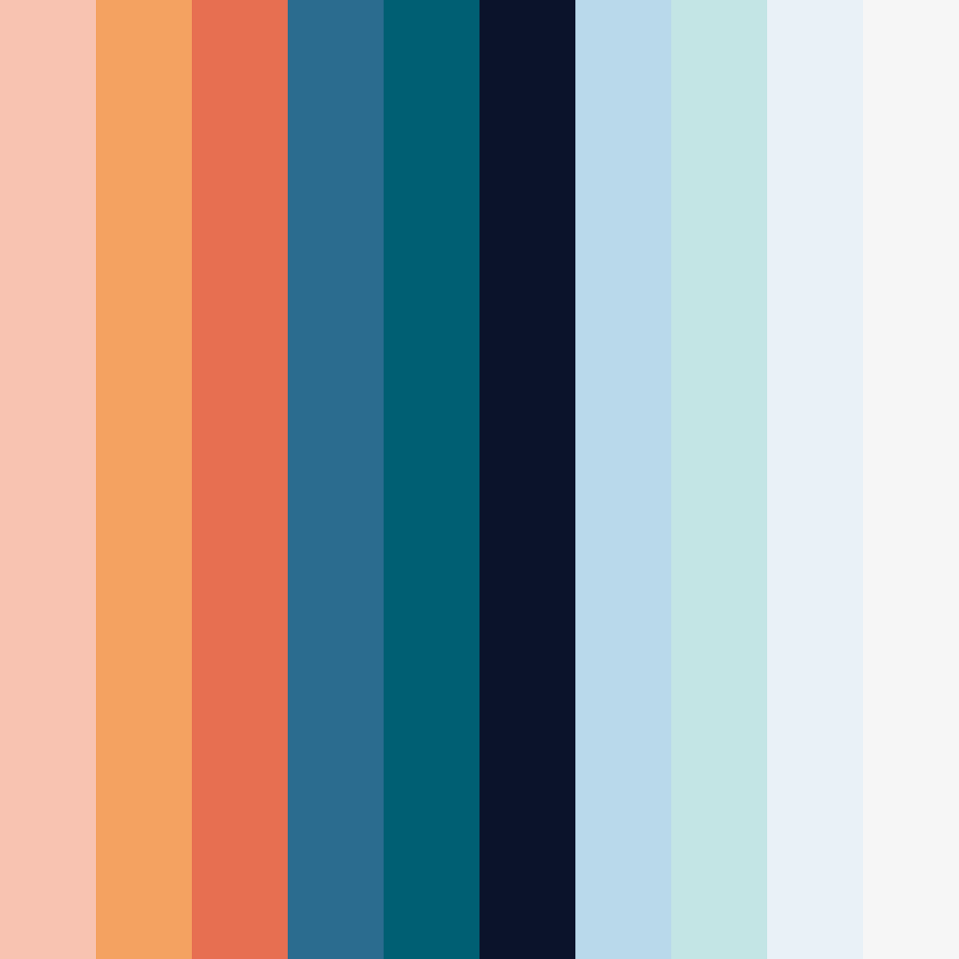 Download allure of the spectrum color palette PNG image (square)