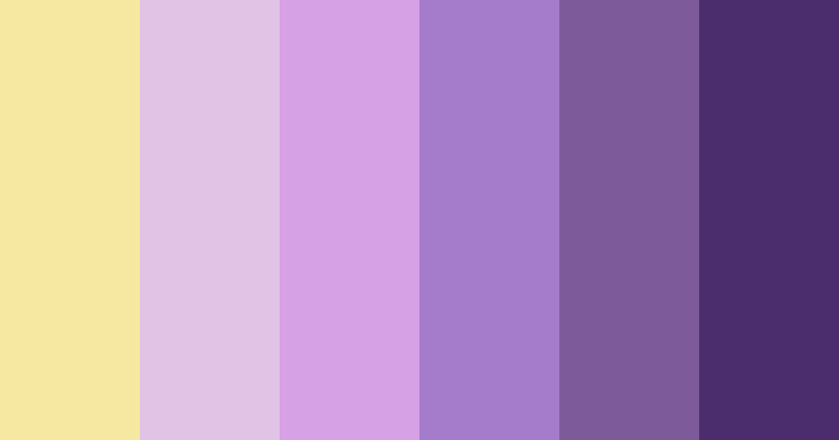 Download yellow and purple dream color palette PNG image (landscape)