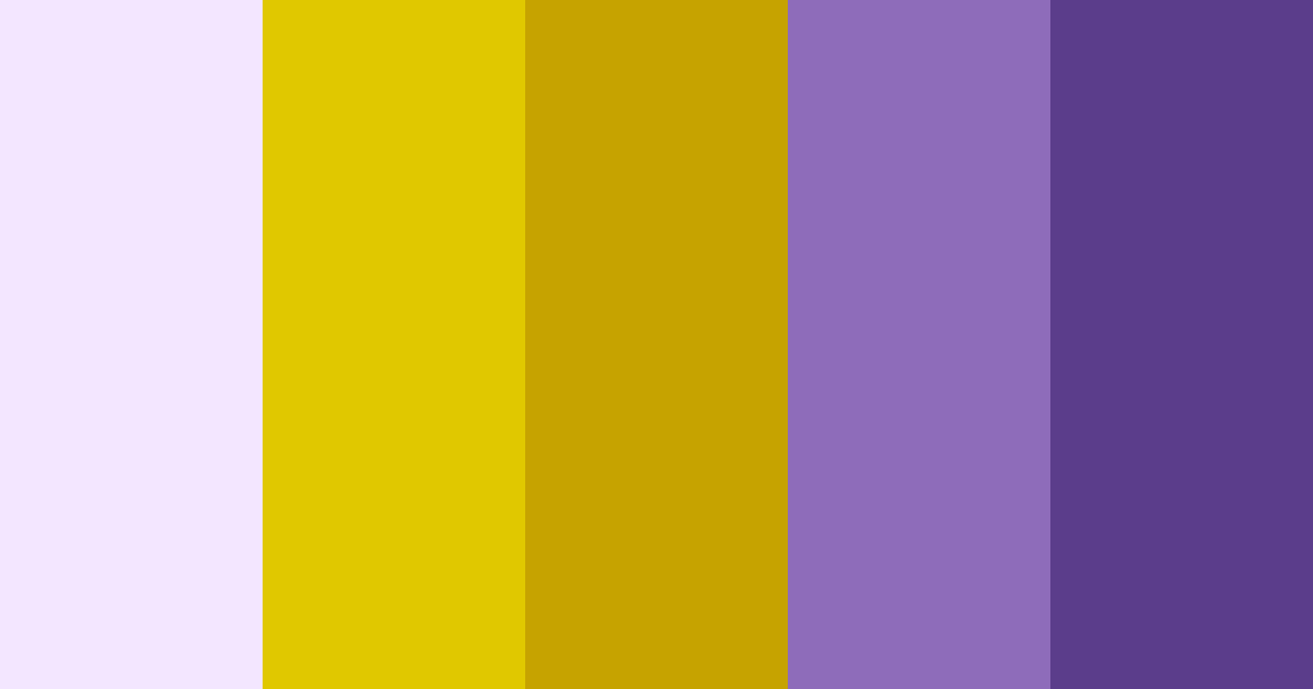Download lavender sunbeam color palette PNG image (landscape)