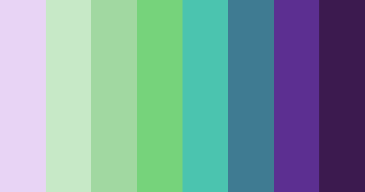 Download purple green party color palette PNG image (landscape)