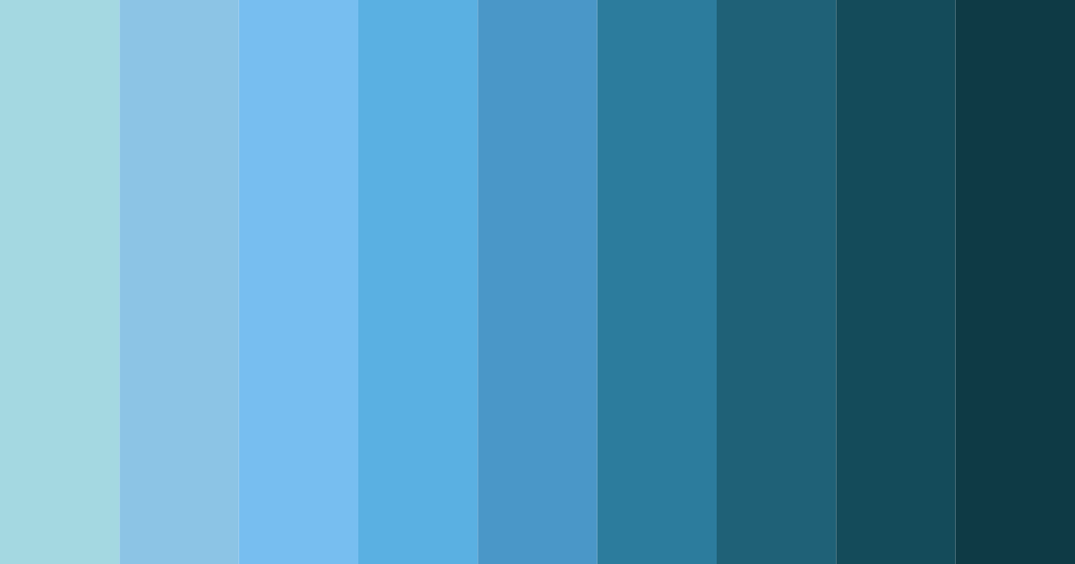 Download ocean breeze bliss color palette PNG image (landscape)