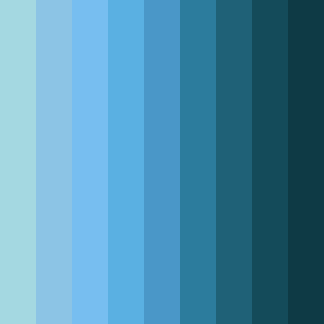 Download ocean breeze bliss color palette PNG image (square)